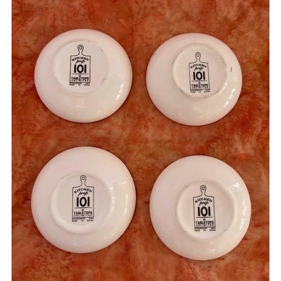 KITCHEN PREP 101 by TABLETOPS UNLIMITED GLAZED CERAMIC OLIVE OIL Bottle Plates‎ - Picture 5 of 8